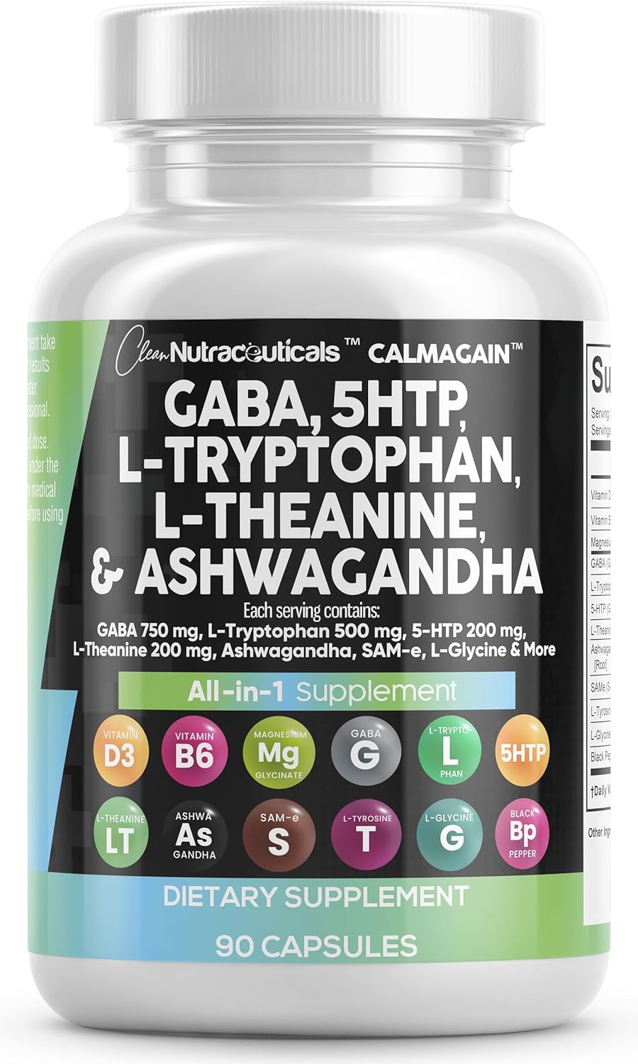 CALMAGAIN : Mood Support : 90 Capsules